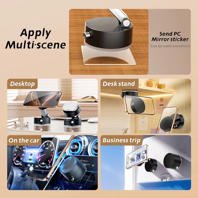 š„ Vacuüm magnetische telefoonhouder
