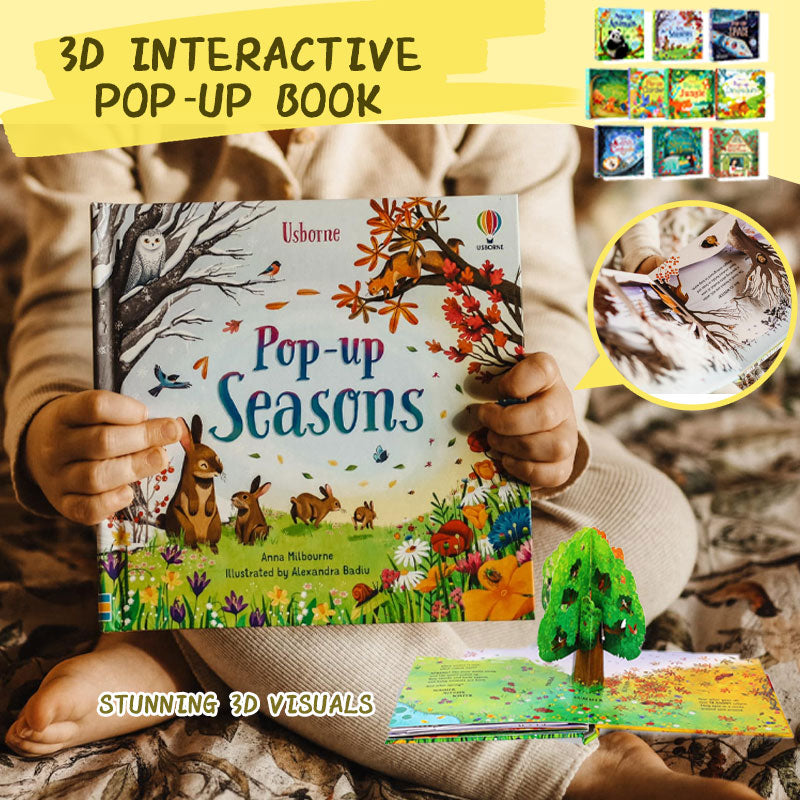 3D Interactive Pop-Up Book for Kids & Parents