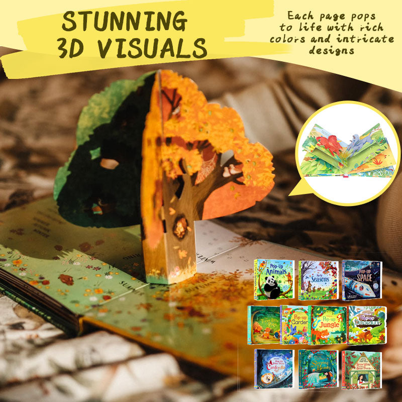 3D Interactive Pop-Up Book for Kids & Parents
