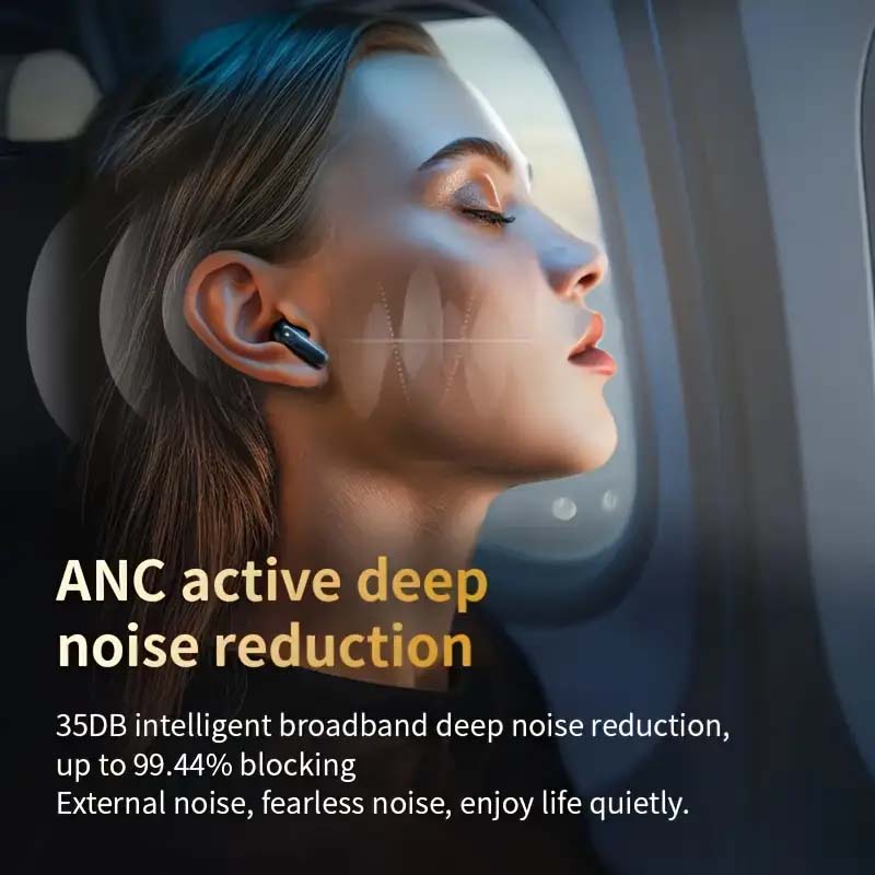 🌍AI-Powered Long Battery Life Noise-Cancelling Smart Display Bluetooth Earbuds🎶