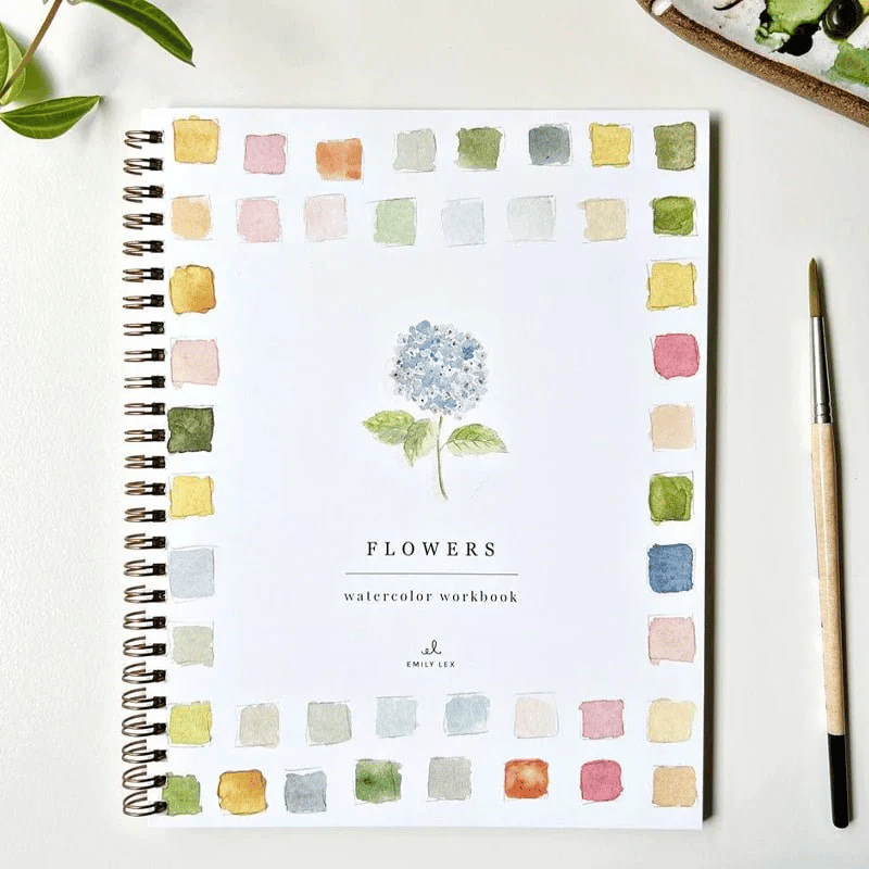 🔥LENTE MEGA UITVERKOOP🖼️Beginnersvriendelijk💕 Aquarel Werkboek