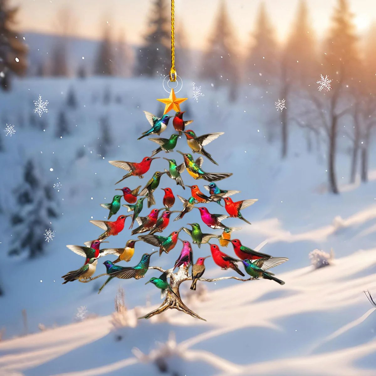 🔥2025 New Release 49% OFF - 🐦🎄Hummingbird Christmas Ornament✨(Same as in the video)
