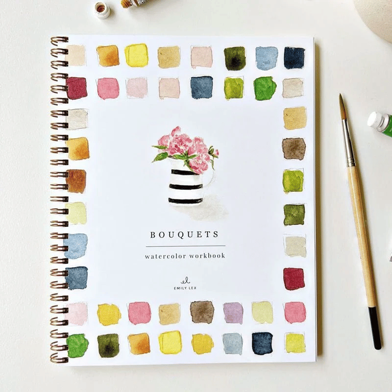 🔥LENTE MEGA UITVERKOOP🖼️Beginnersvriendelijk💕 Aquarel Werkboek