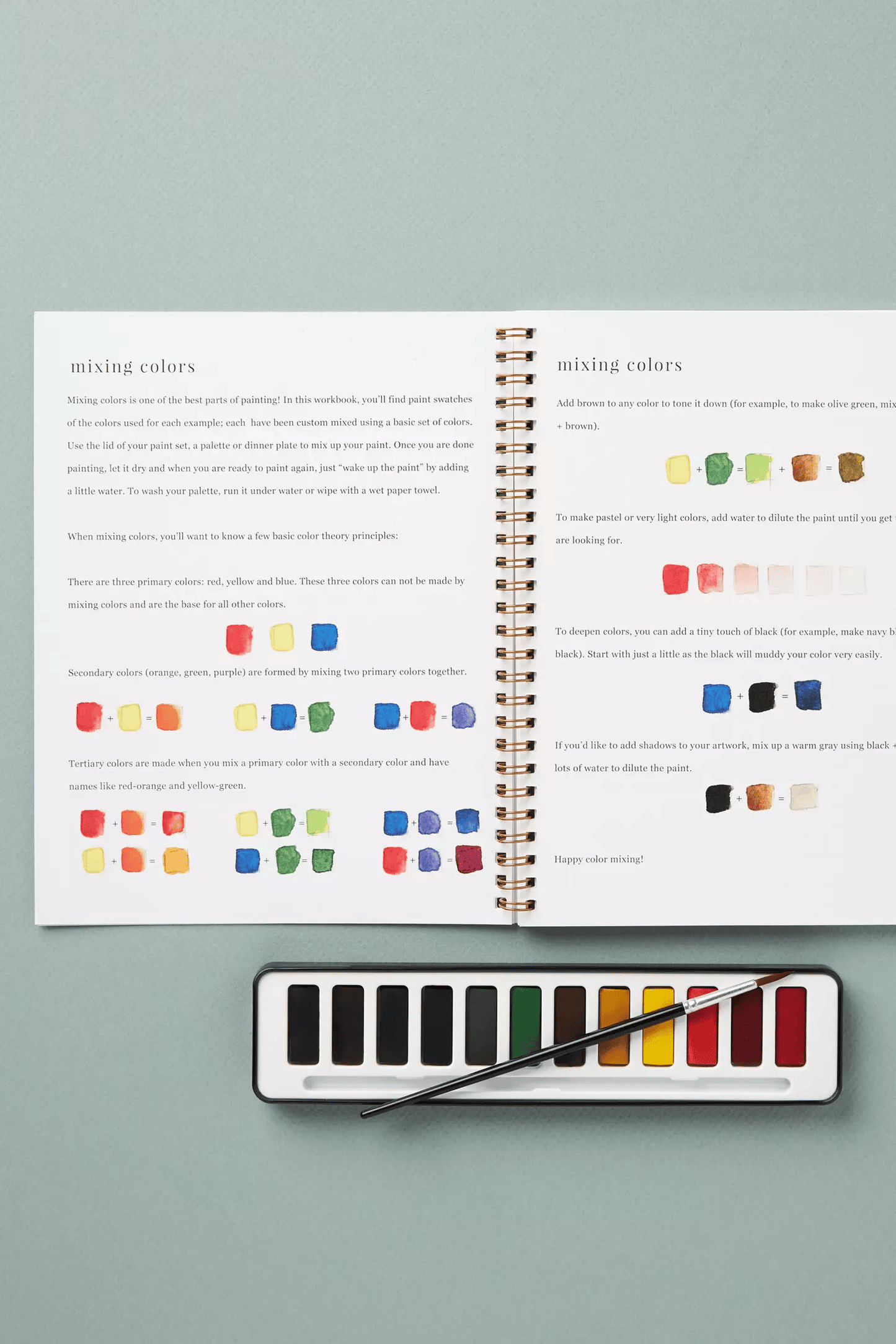 🔥LENTE MEGA UITVERKOOP🖼️Beginnersvriendelijk💕 Aquarel Werkboek