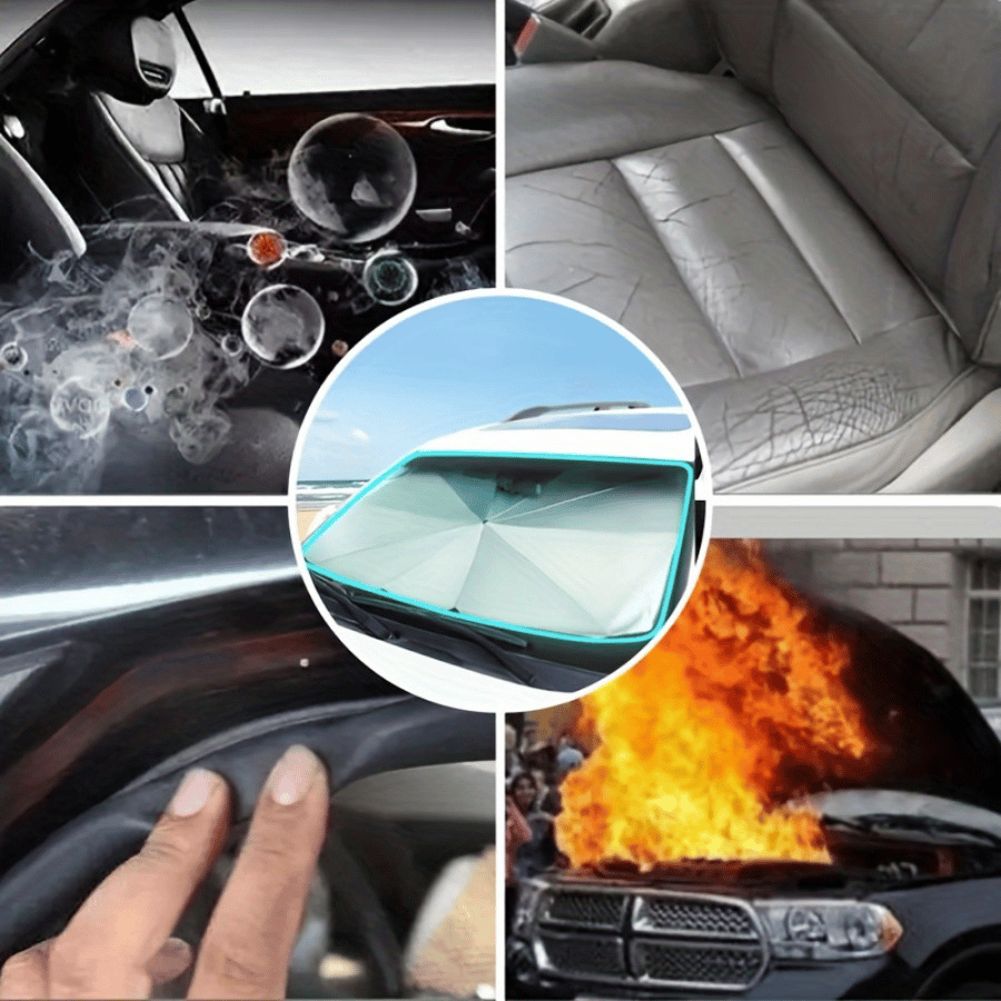🌊2025 Summer Hot Sale-💥2025 Foldable Anti-UV Windshield Sunshade