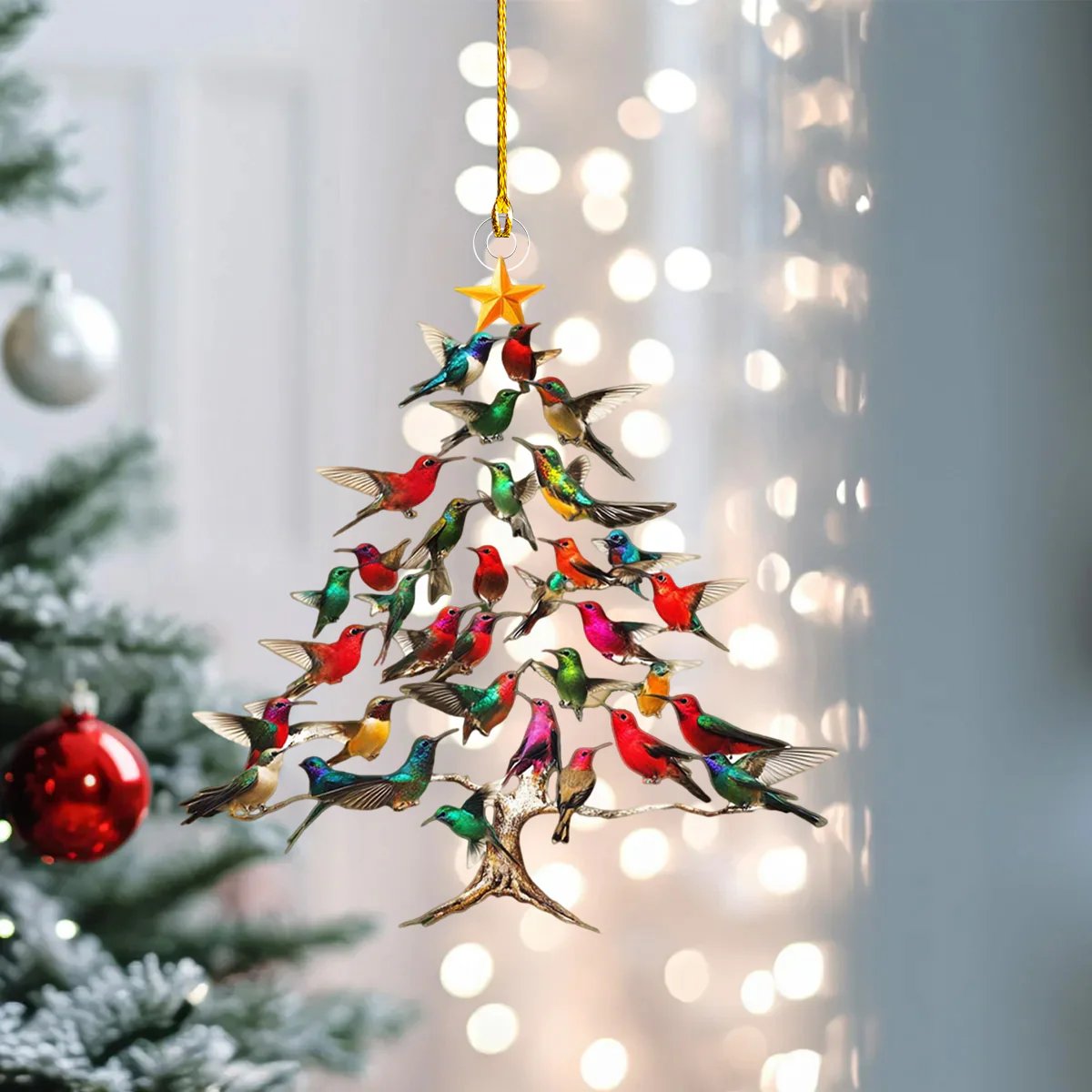 🔥2025 New Release 49% OFF - 🐦🎄Hummingbird Christmas Ornament✨(Same as in the video)