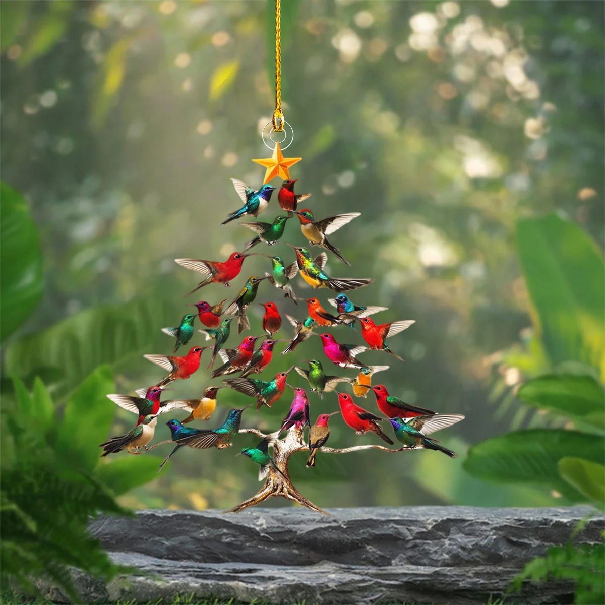 🔥2025 New Release 49% OFF - 🐦🎄Hummingbird Christmas Ornament✨(Same as in the video)