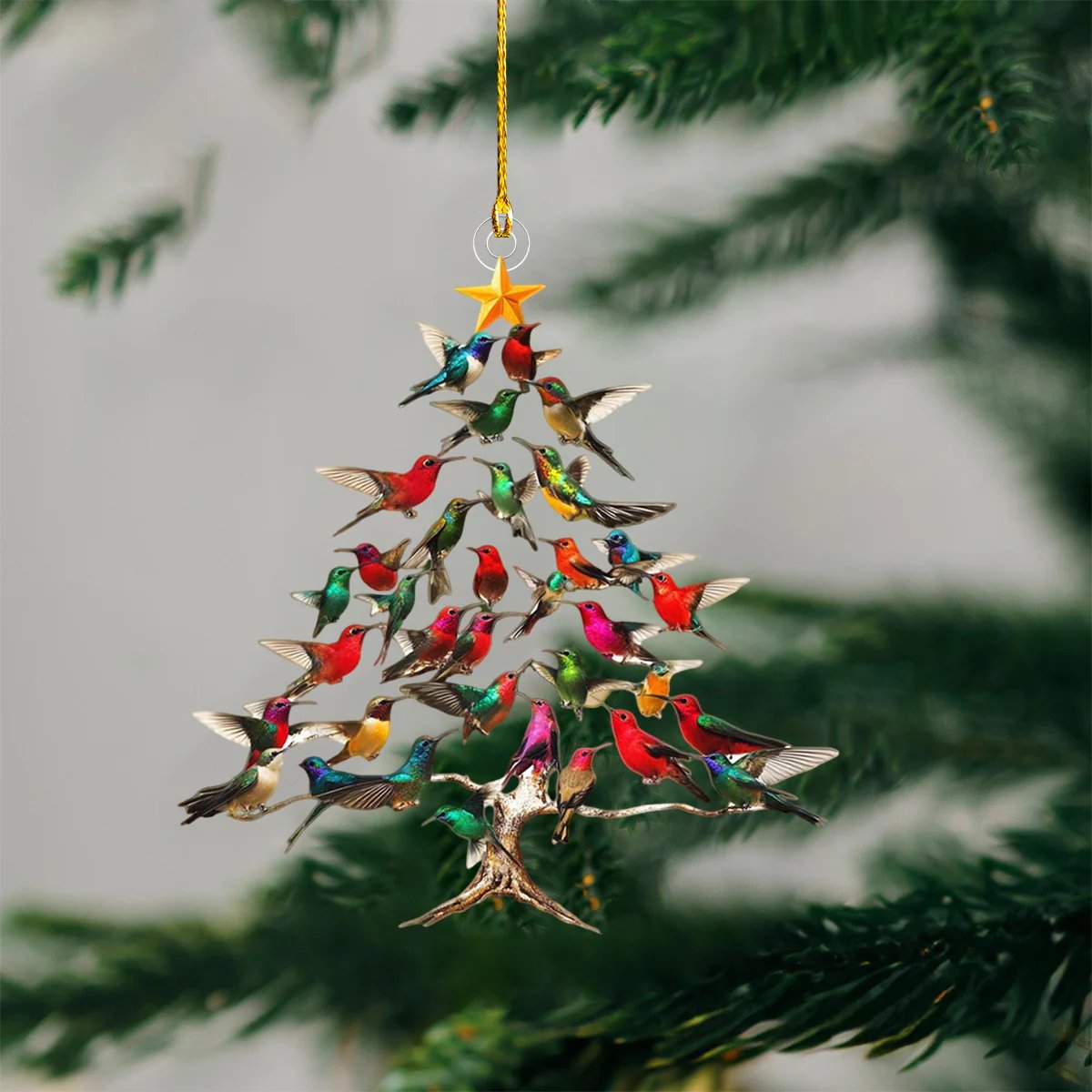 🔥2025 New Release 49% OFF - 🐦🎄Hummingbird Christmas Ornament✨(Same as in the video)