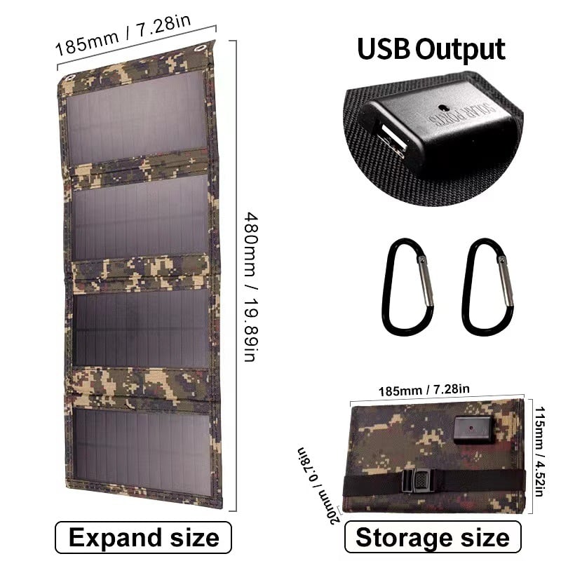 š„š„2024 Hot Sale 48% OFF-20W Solar panel Portable Solar Chargerš„Buy 2 Free Shipping
