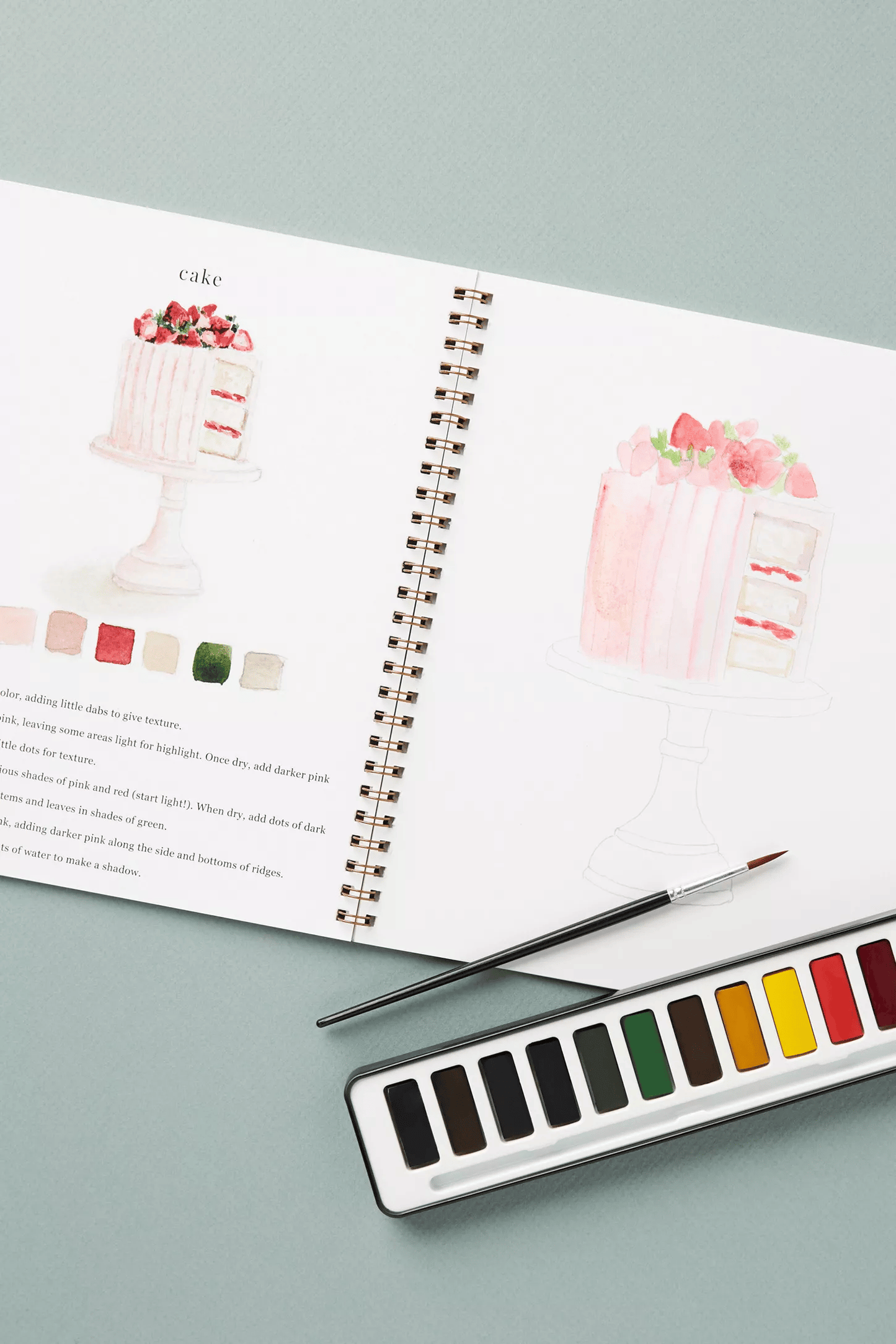 🔥LENTE MEGA UITVERKOOP🖼️Beginnersvriendelijk💕 Aquarel Werkboek