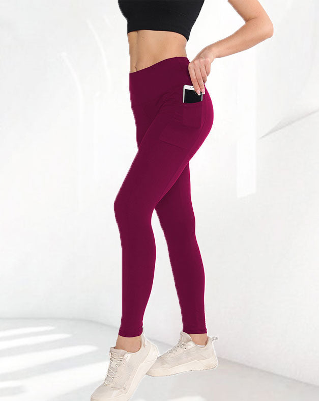 High Waisted Yoga Pants With Pockets