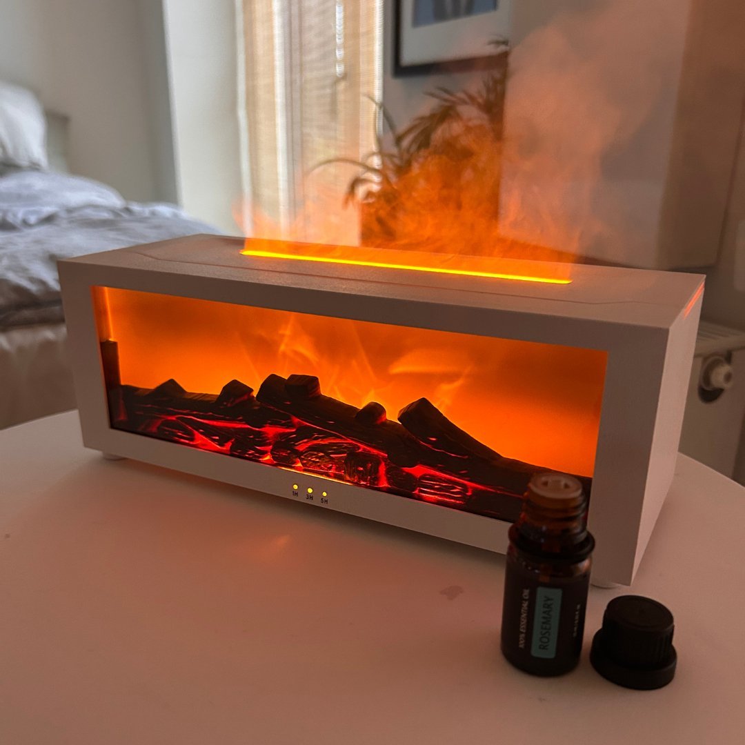 🎅Christmas Sales 49% OFF🔥Flame Fireplace Diffuser for Essential Oils