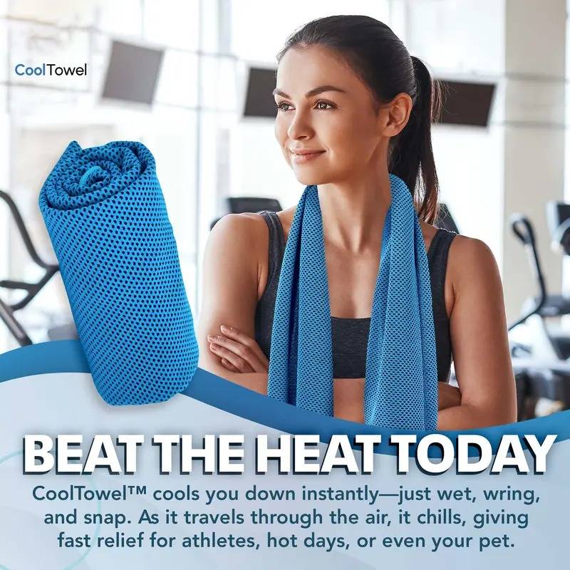 🔥Last Day 49% OFF🔥CoolTowel Bottle - Cold Sweat Towel You Can Use Anywhere, Anytime! Reusable Soft Absorbent Cooling Portable