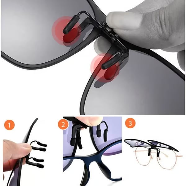 😎🔥 Superdeal! 39% Off! – Brand New Polarized Flip‑Up Clip-On😍