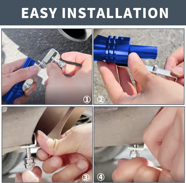 Car Modified Sound Wave Simulator Turbo Whistle Exhaust Pipe Generator