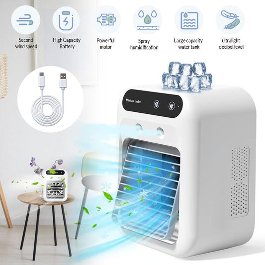 🧊Portable Ice-Cooled Air Conditioning Fan