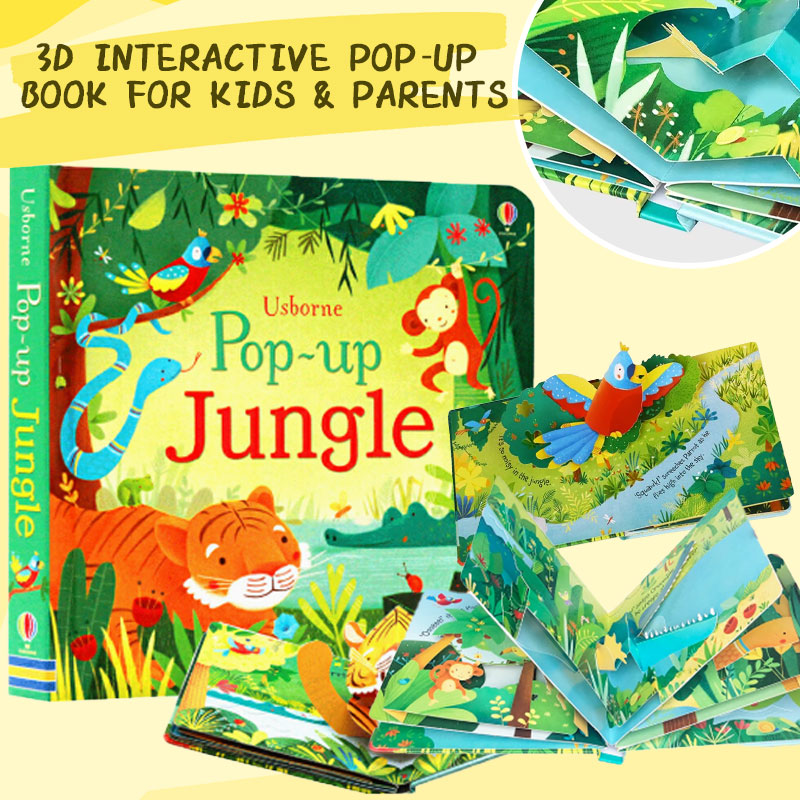 3D Interactive Pop-Up Book for Kids & Parents