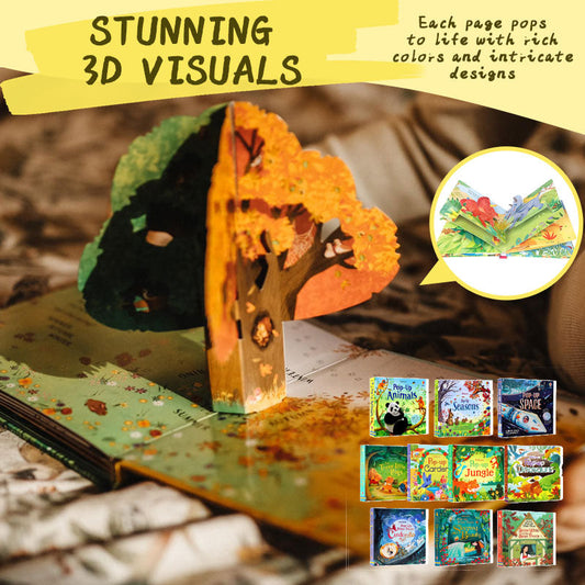 3D Interactive Pop-Up Book for Kids & Parents
