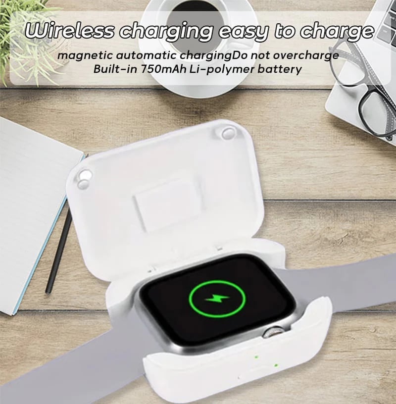 🔥 Portable Wireless Power Bank for Smartwatches