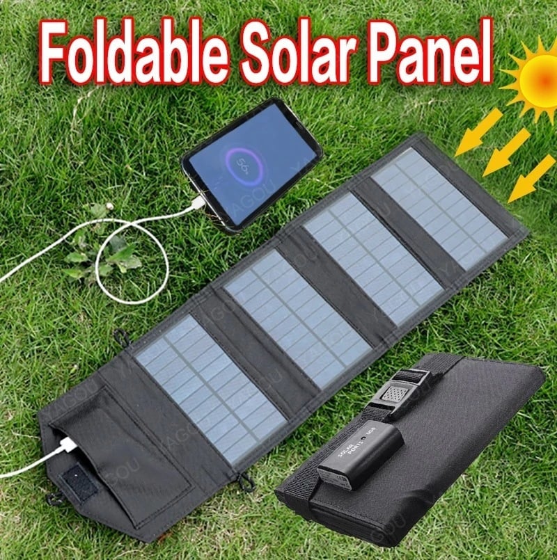 🔥🔥2024 Hot Sale 48% OFF-20W Solar panel Portable Solar Charger💥Buy 2 Free Shipping