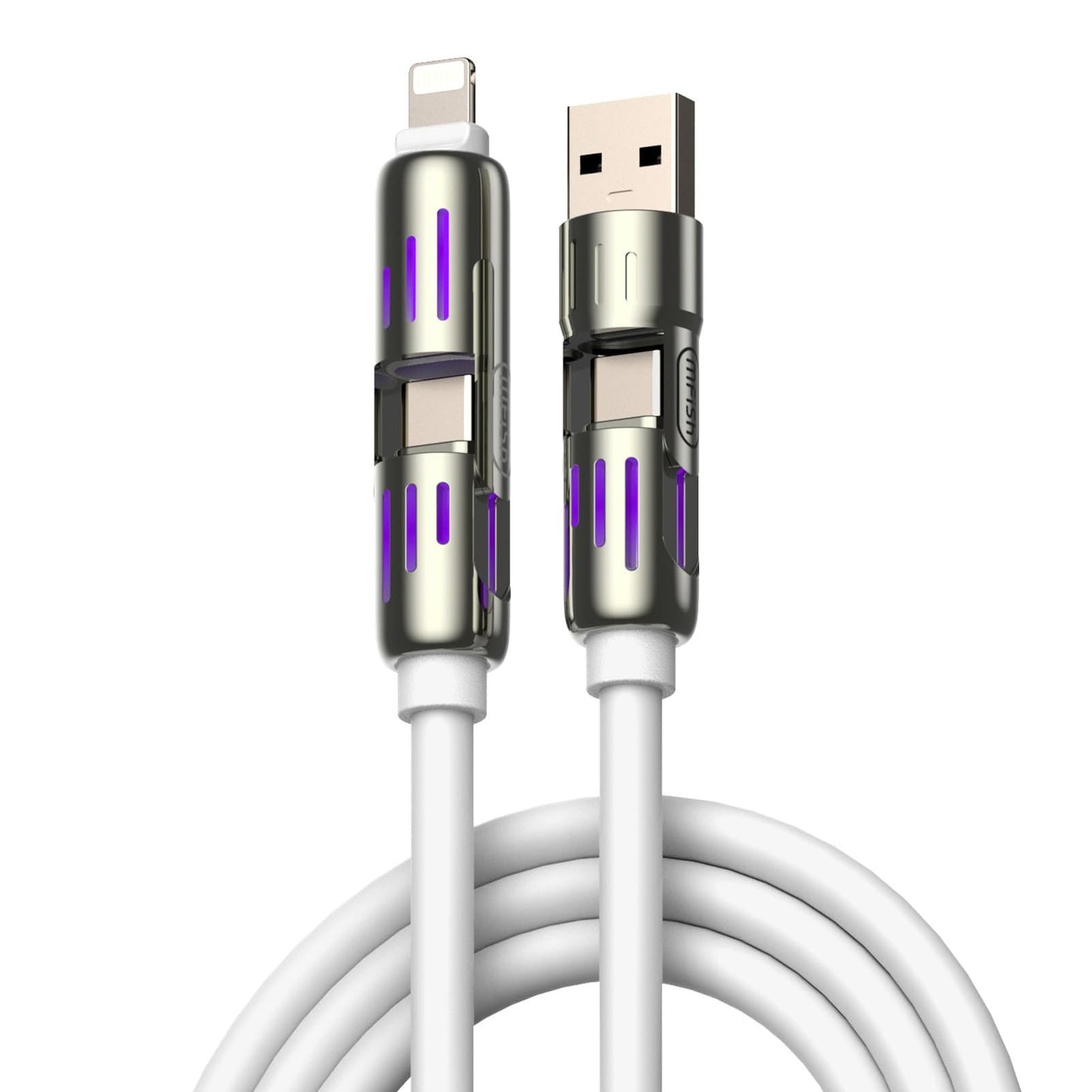 ⏰ 4-in-1 USB-oplaadkabel snel opladen MAX 240W