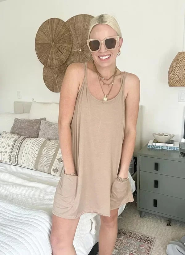 🔥Mouwloze mini-jurk voor de zomer voor dames