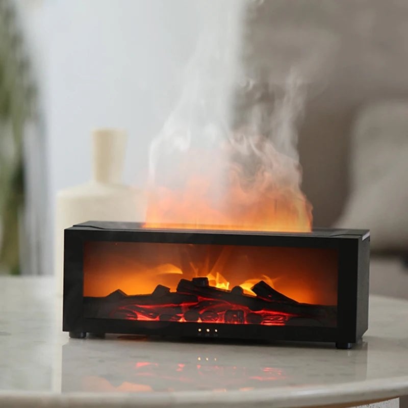 🎅Christmas Sales 49% OFF🔥Flame Fireplace Diffuser for Essential Oils