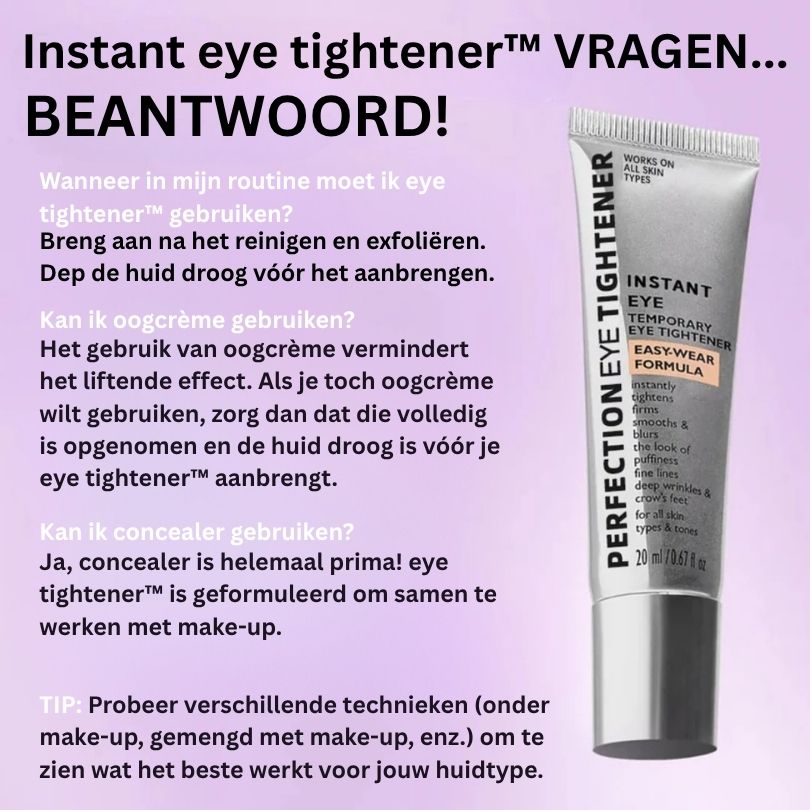 PETER Thomas Roth Instant eye tightener™ – Gemakkelijke Oogverstrakker voor Tijdelijke Stevigheid.