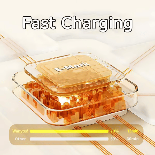 ⏰ 4-in-1 USB-oplaadkabel snel opladen MAX 240W