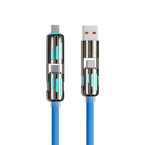⏰ 4-in-1 USB-oplaadkabel snel opladen MAX 240W