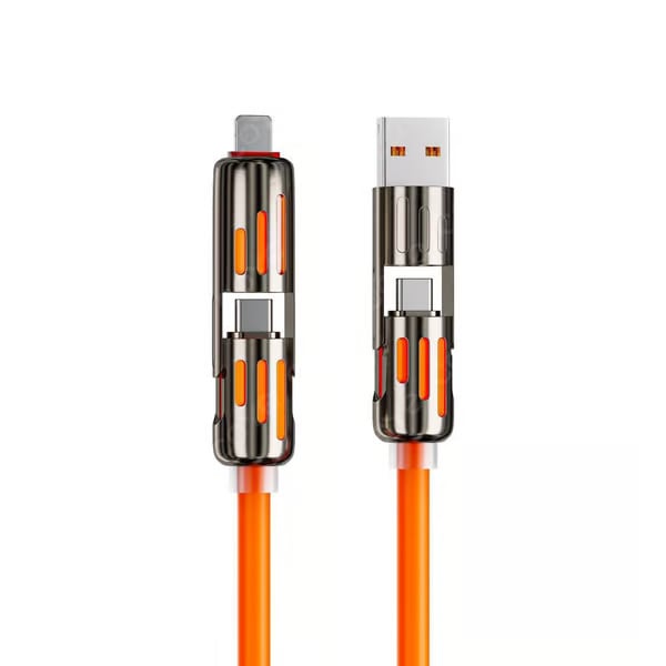⏰ 4-in-1 USB-oplaadkabel snel opladen MAX 240W