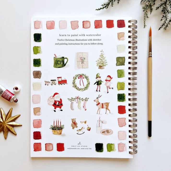 🔥LENTE MEGA UITVERKOOP🖼️Beginnersvriendelijk💕 Aquarel Werkboek