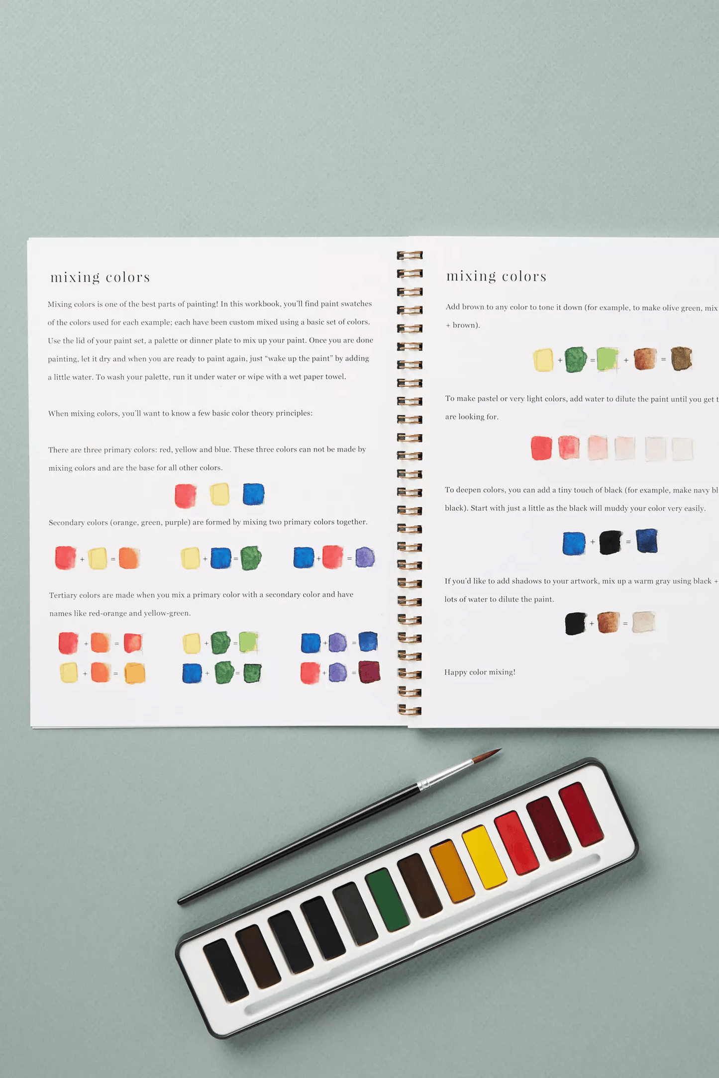 🔥LENTE MEGA UITVERKOOP🖼️Beginnersvriendelijk💕 Aquarel Werkboek