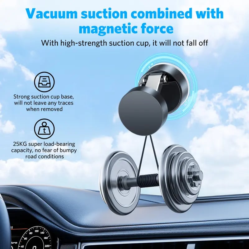 🔥 Vacuüm magnetische telefoonhouder