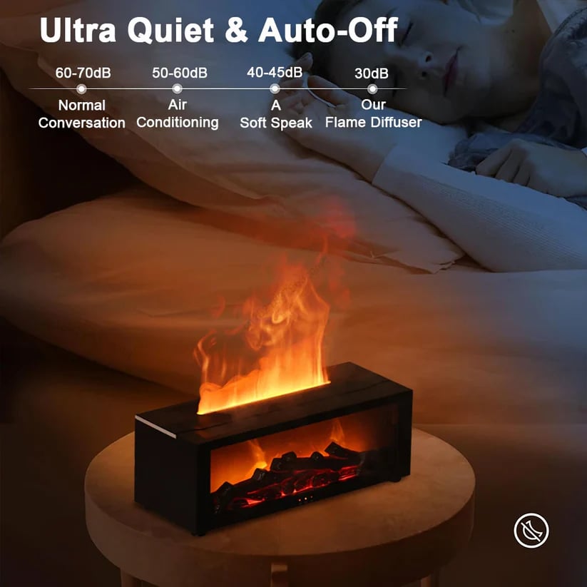 🎅Christmas Sales 49% OFF🔥Flame Fireplace Diffuser for Essential Oils