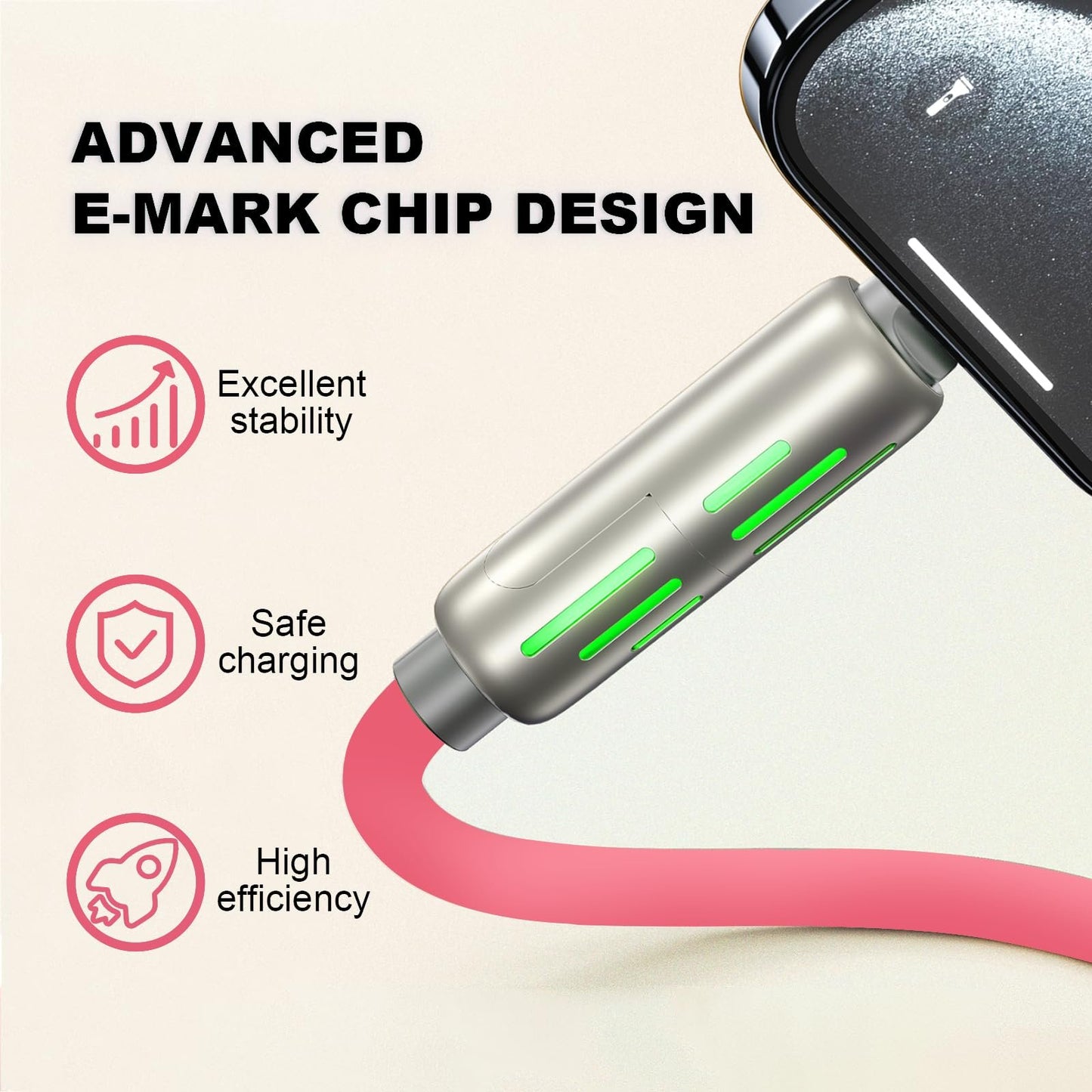 ⏰ 4-in-1 USB-oplaadkabel snel opladen MAX 240W