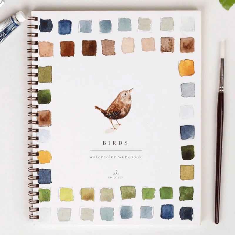 🔥LENTE MEGA UITVERKOOP🖼️Beginnersvriendelijk💕 Aquarel Werkboek