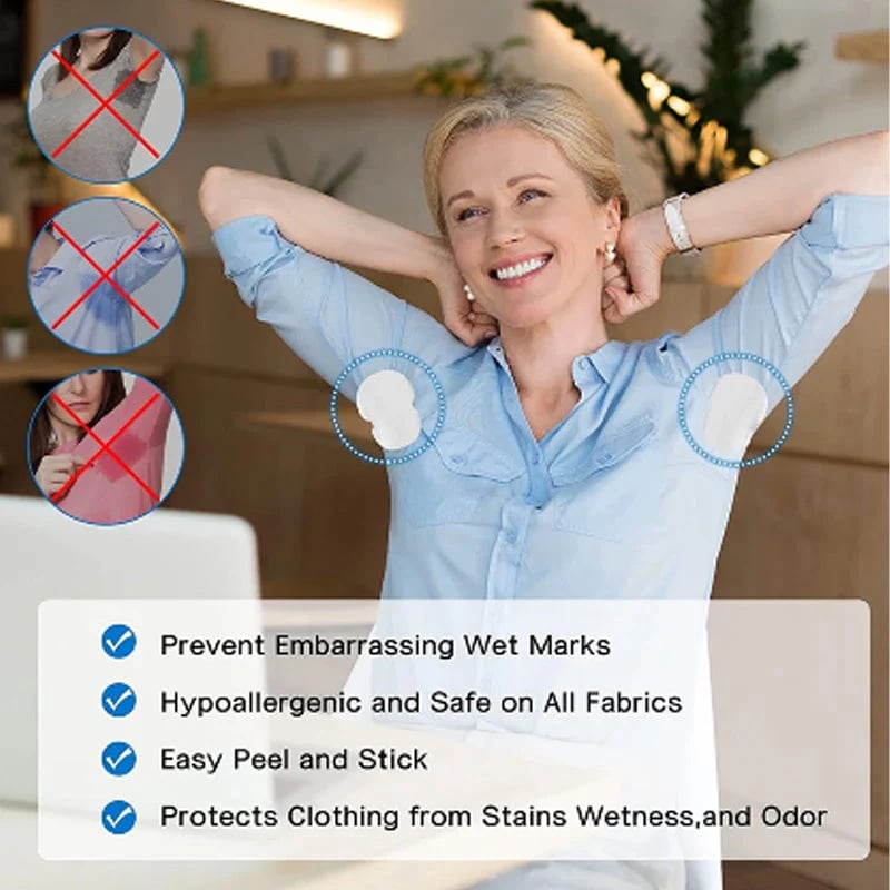 🍃Ultra-Thin Disposable Underarm Sweat Pads
