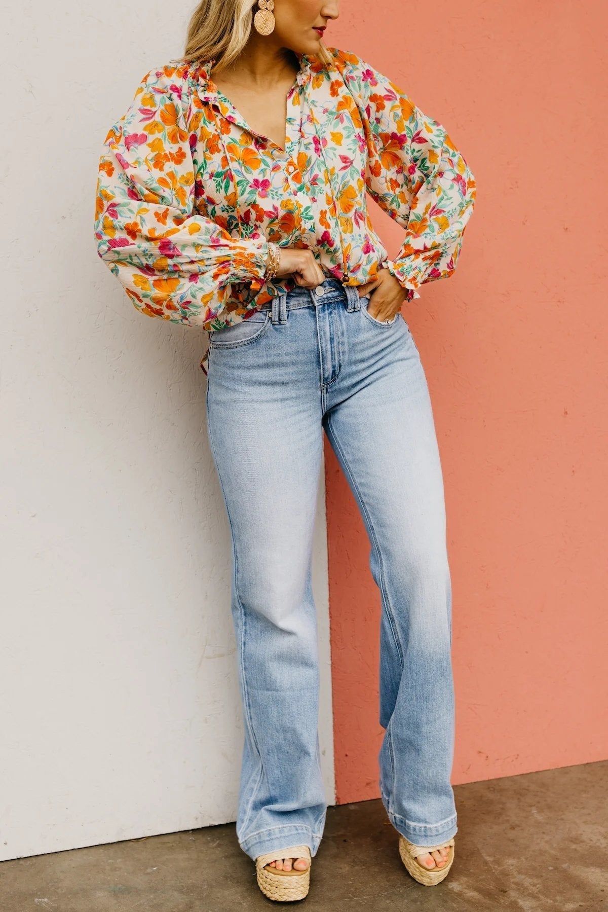 🏆LAST DAY SALE 49% OFF💥 Vintage Wash Plus-Size Jeans -Stretchy, Straight Leg & Butt-Lifting Fit