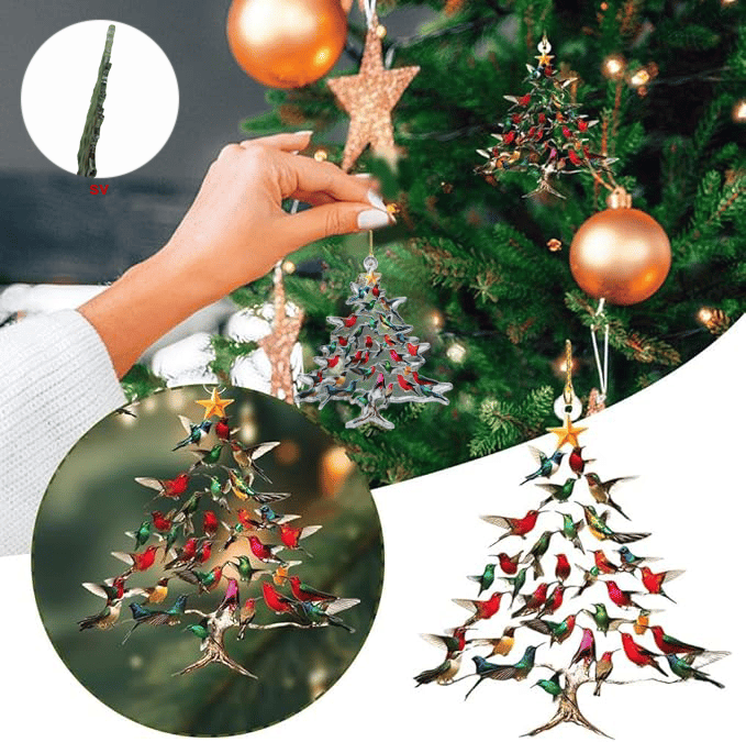 🔥2025 New Release 49% OFF - 🐦🎄Hummingbird Christmas Ornament✨(Same as in the video)