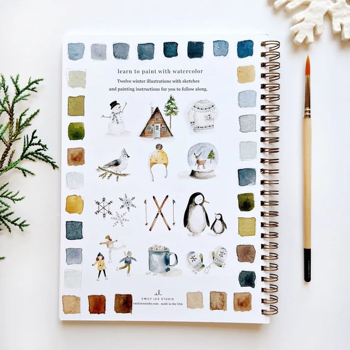 🔥LENTE MEGA UITVERKOOP🖼️Beginnersvriendelijk💕 Aquarel Werkboek