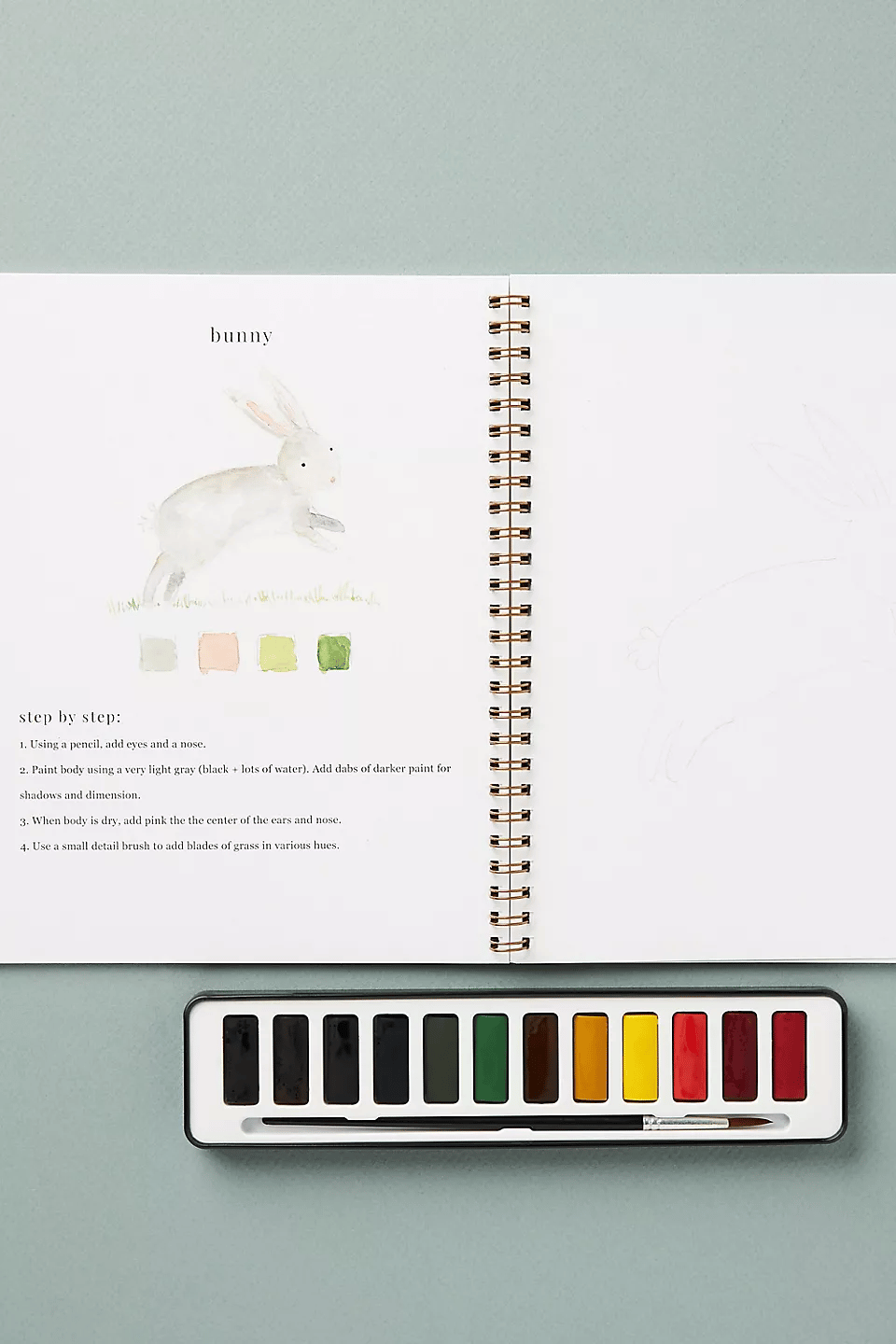 🔥LENTE MEGA UITVERKOOP🖼️Beginnersvriendelijk💕 Aquarel Werkboek