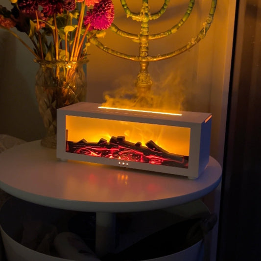 🎅Christmas Sales 49% OFF🔥Flame Fireplace Diffuser for Essential Oils