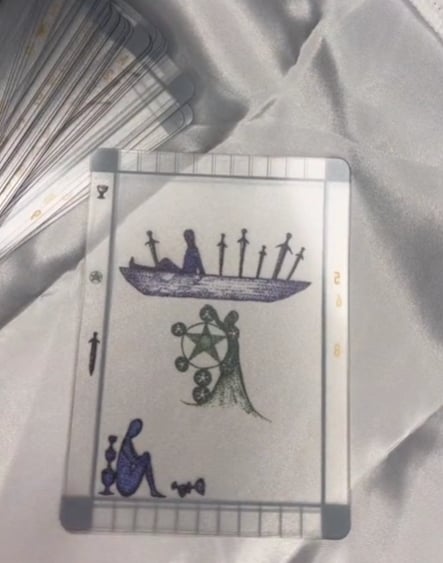 🔥Last Day 49% OFF -🔮🧙‍♀️🃏The OVERLAY Tarot  (2nd Edition, Deck and Guidebook Box Set)