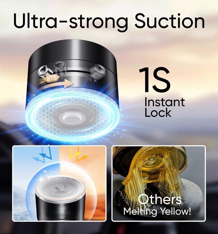 🔥 Vacuüm magnetische telefoonhouder