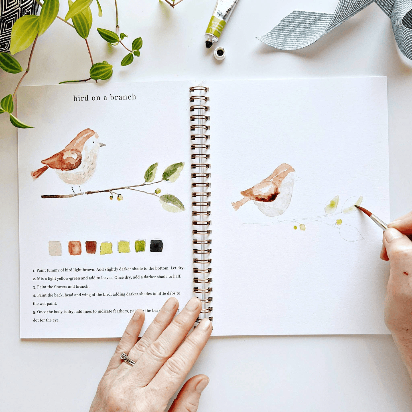 🔥LENTE MEGA UITVERKOOP🖼️Beginnersvriendelijk💕 Aquarel Werkboek