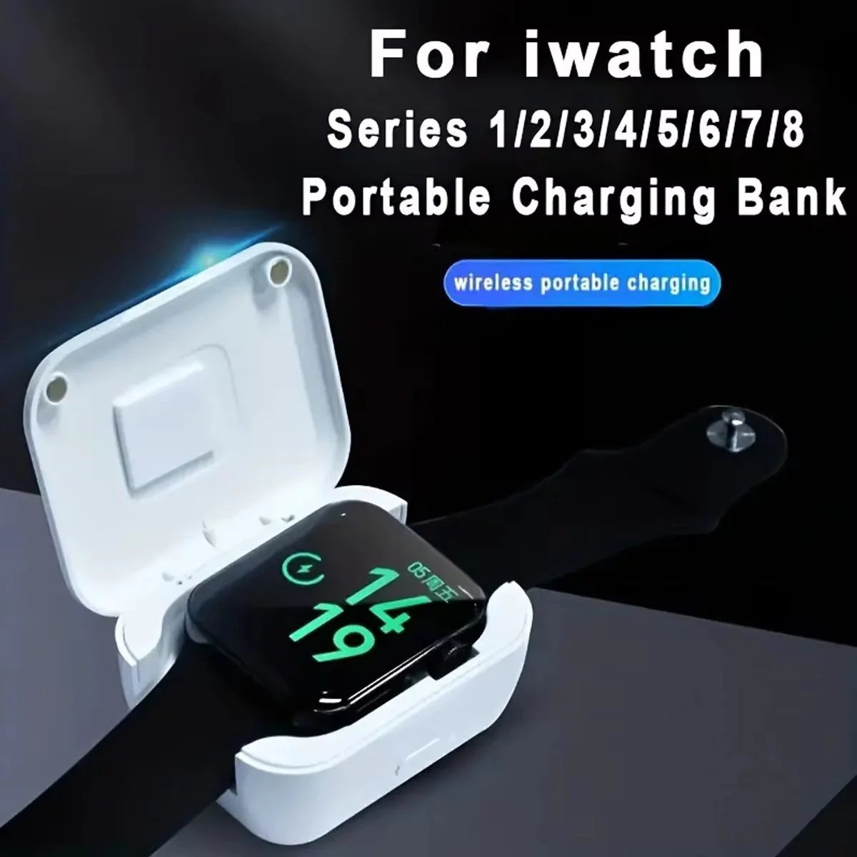 🔥 Portable Wireless Power Bank for Smartwatches