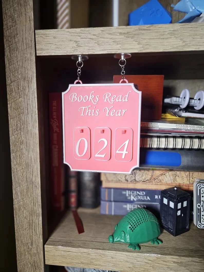 ⏰Limited stock!🔥Hanging Bookshelf Counter Bookish Decor Books Read This Year Counter