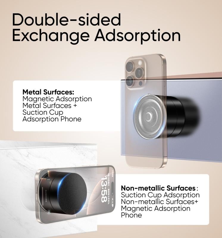 🔥 Vacuüm magnetische telefoonhouder