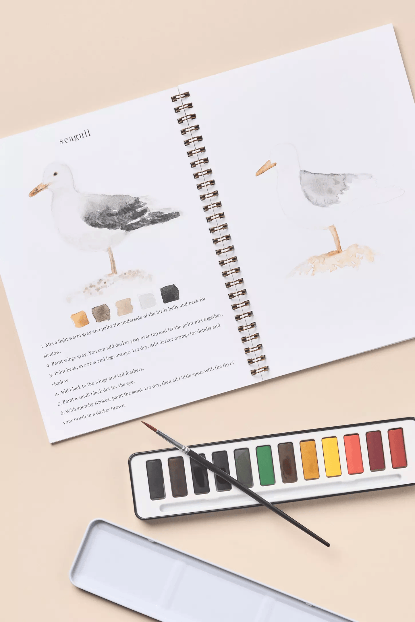 🔥LENTE MEGA UITVERKOOP🖼️Beginnersvriendelijk💕 Aquarel Werkboek